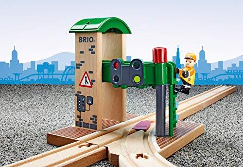 BRIO World - 33674 Signal Station | 2 Piece Toy Train Accessory