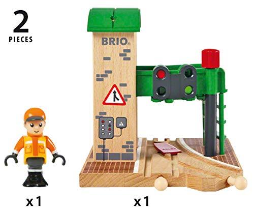 BRIO World - 33674 Signal Station | 2 Piece Toy Train Accessory