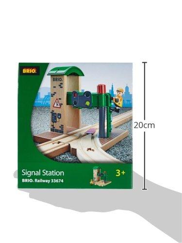 BRIO World - 33674 Signal Station | 2 Piece Toy Train Accessory